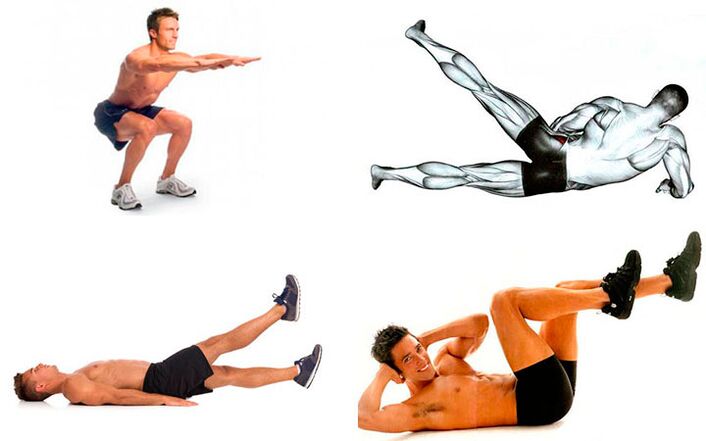 Übungen zur Behandlung von Prostatitis