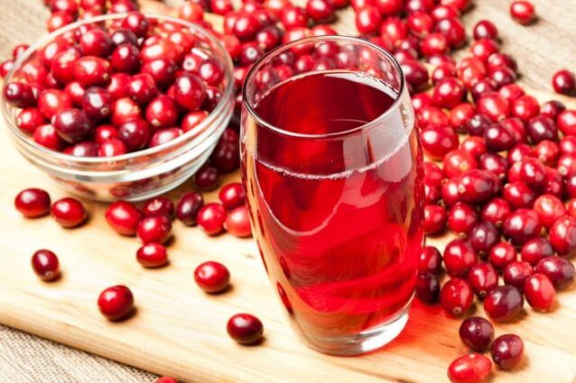 Bei Prostatitis ist Cranberrysaft nützlich, eine köstliche Vitaminquelle